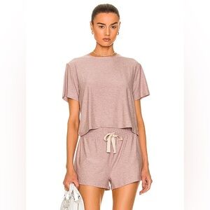 NWT Beyond Yoga Sleep In Boxy Tee Chai S